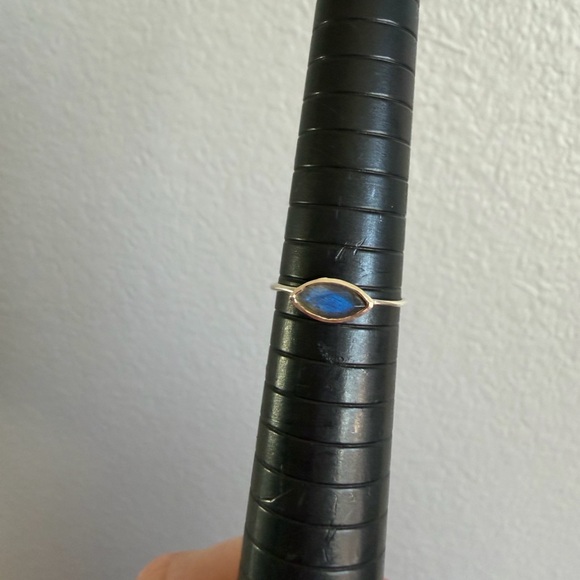 Labradorite Stackable Ring - Picture 3 of 5